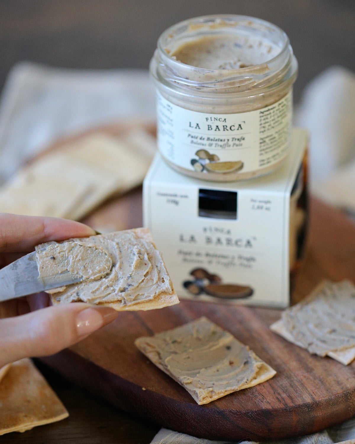 Paté van paddenstoelen en truffel Finca La Barca 110 gr
