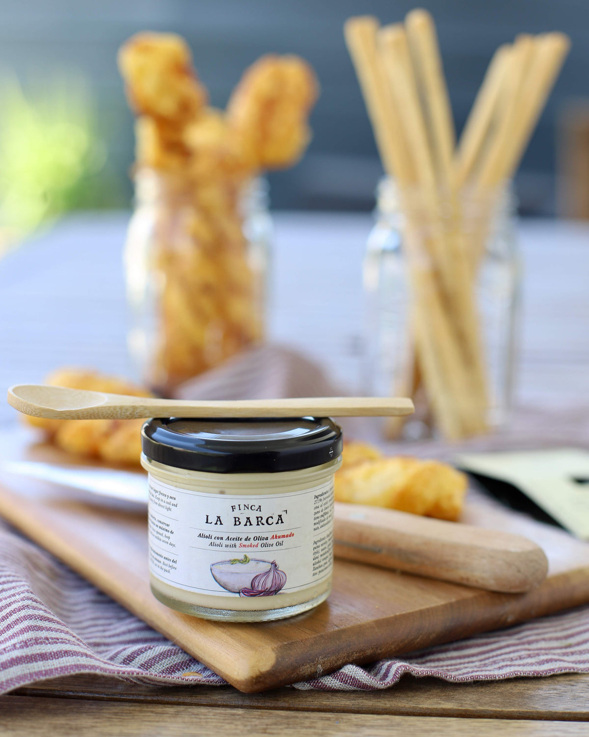 Aioli met gerookte olijfolie Finca La Barca 120 ml