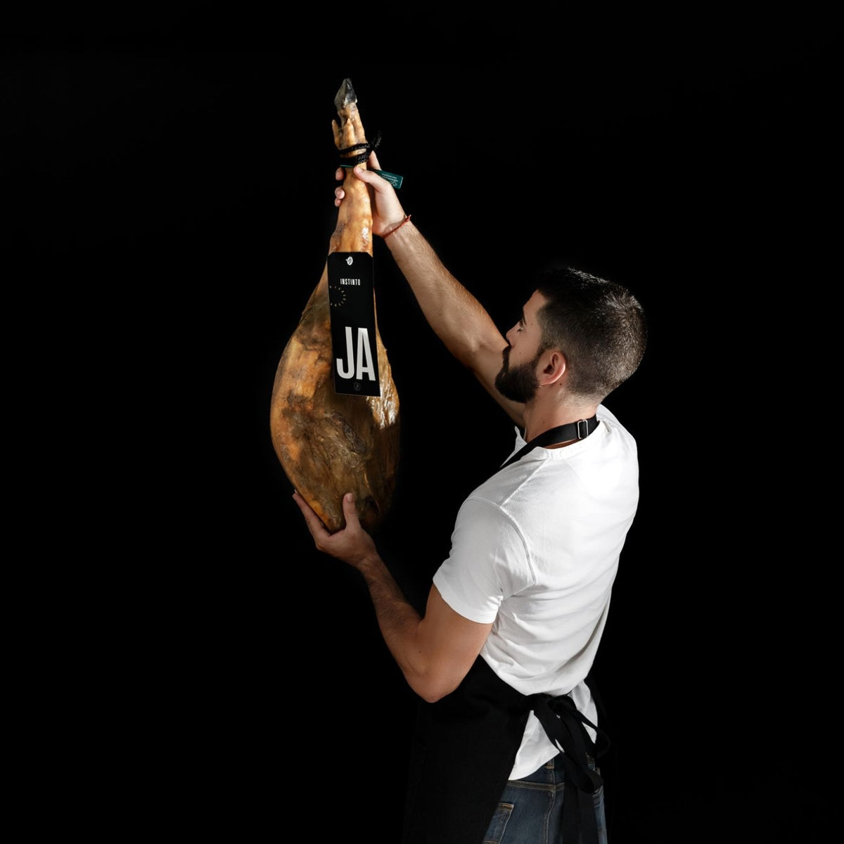 Spaanse Mini Ham Set – Jamon Reserva Duroc 600-900g | Mes & Snijplank optioneel