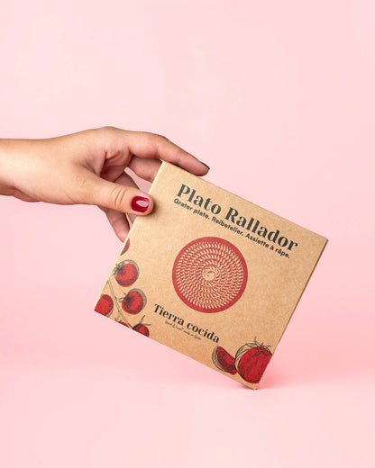 Raspbord keramisch Valentina Klein - Pastelroze Spaans aardewerk