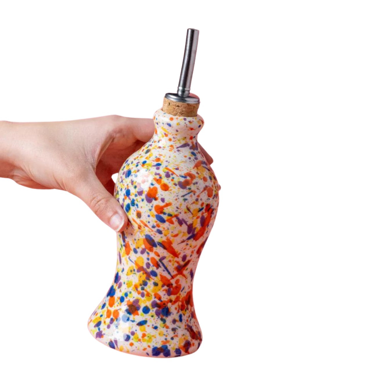Ceramic Oil Can Carnival Alfar Tierra Cocida
