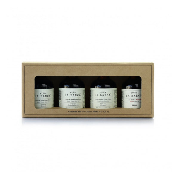 Olive oil gift set smoked and non-smoked olive oil Finca La Barca