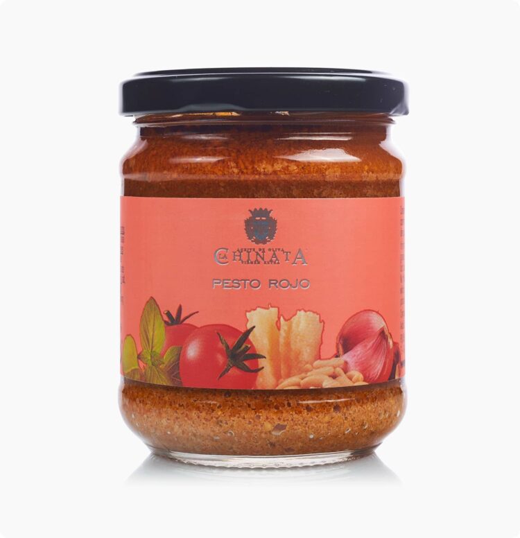 Rode Pesto met Extra Vergine Olijfolie 180g