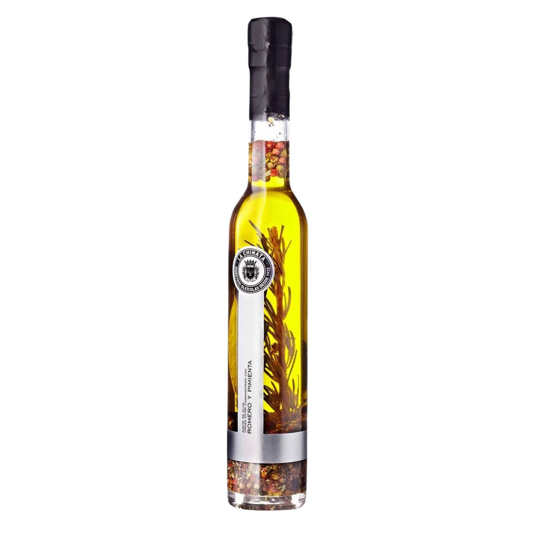 Spaanse olijfolie EVOO met rozemarijn &amp; peper 250ml
