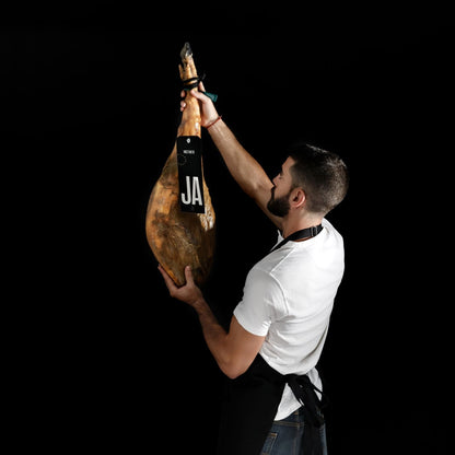 Spaanse Mini Ham Set – Jamon Reserva Duroc 600-800g | Inclusief Mes &amp; Snijplank